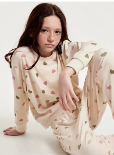 PIJAMA FEMININO INFANTIL MANGA LONGA