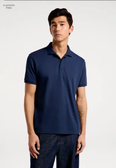HERING — POLO MASCULINO ADULTO MANGA CURTA