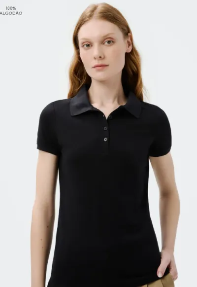 HERING — POLO FEMININO MANGA CURTA