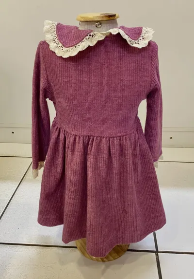 VESTIDO FEMININO INFANTIL MANGA LONGA R48