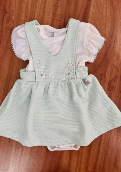 SALOPETE FEMININO INFANTIL SEM MANGA R48