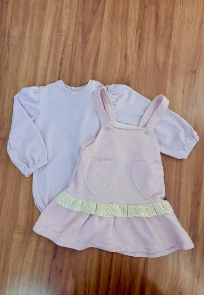SALOPETE FEMININO INFANTIL+BODY R48