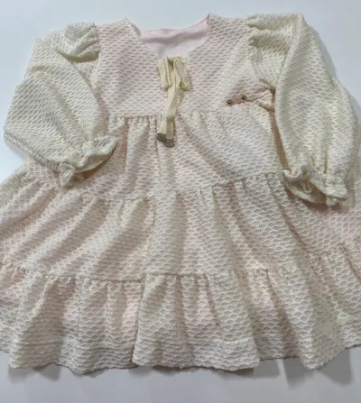 VESTIDO FEMININO INFANTIL MANGA LONGA R48