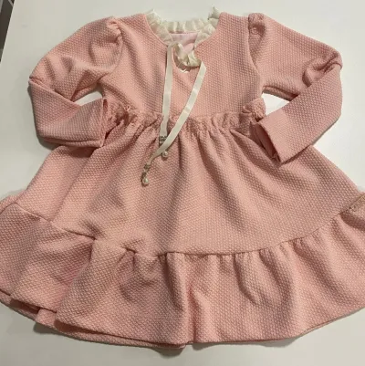VESTIDO FEMININO INFANTIL MANGA LONGA R48