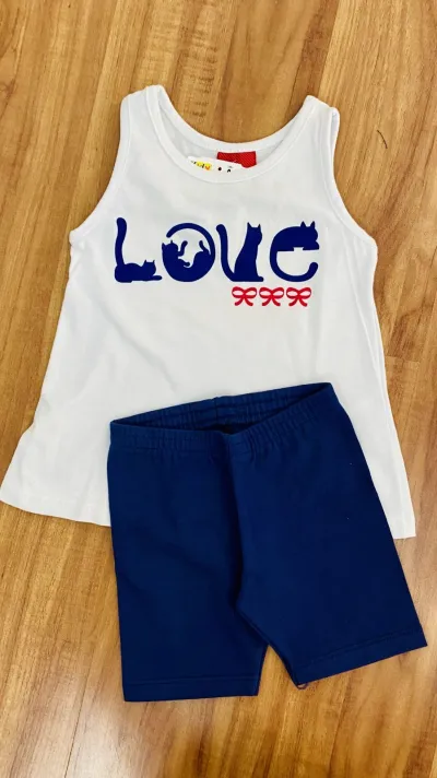 CONJUNTO FEMININO INFANTIL SM KYLY
