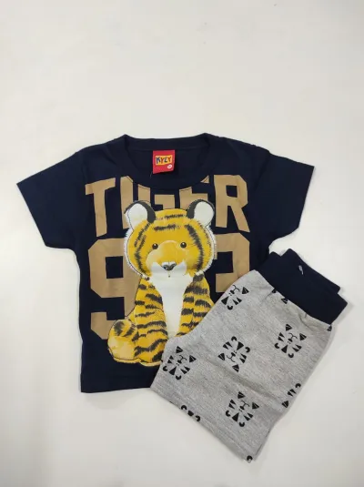 CONJUNTO MASCULINO INFANTIL SEM MANGA KYLY