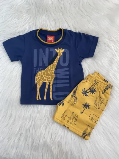 CONJUNTO MASCULINO INFANTIL SEM MANGA R100