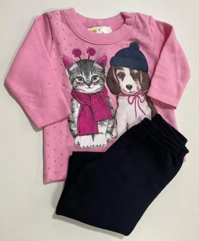 CONJUNTO FEMININO INFANTIL MLTN R100
