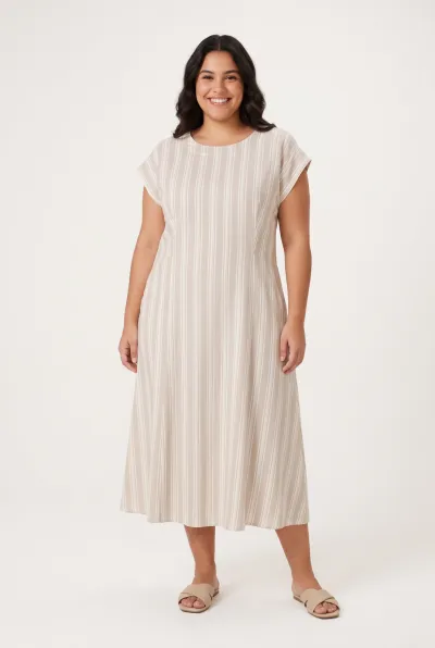 LIZZI — VESTIDO FEMININO SEM MANGA LG R50