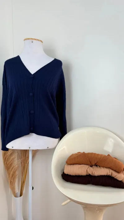 CASACO FEMININO ABERTA TRICOT R50