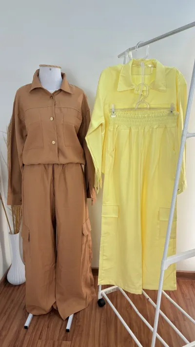 CONJUNTO FEMININO CAMISA MANGA LONGA+CALÇA