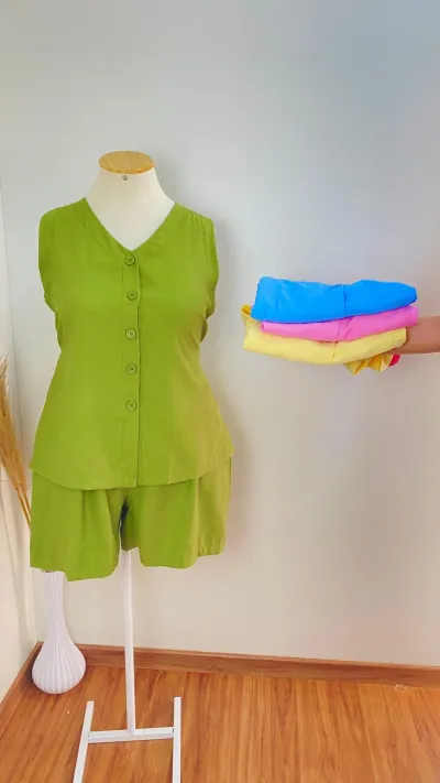 CONJUNTO FEMININO SM+SHRT