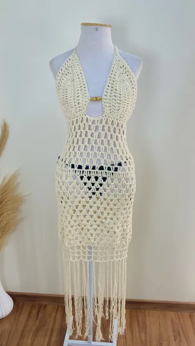 VESTIDO FEMININO ADULTO SM LG TRICOT