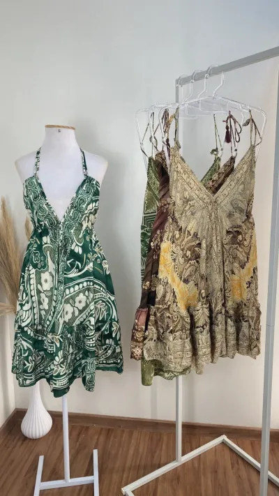 VESTIDO FEMININO ADULTO C/ALÇA CURTO