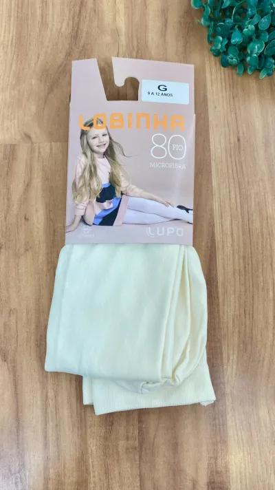 MEIA CALÇA FEMININO INFANTIL FIO80