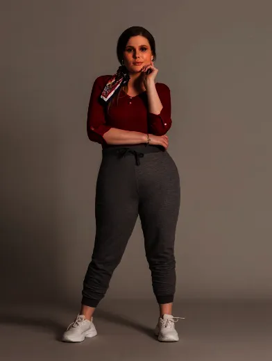 LUNENDER — CALÇA FEMININO MOLETOM R53