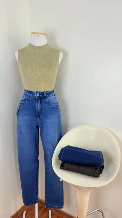 CALÇA FEMININO MOM R53