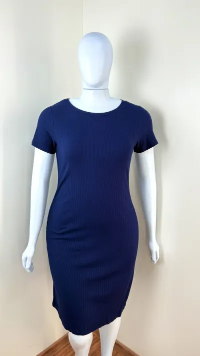 VESTIDO FEMININO ADULTO SEM MANGA MIDI PLUS