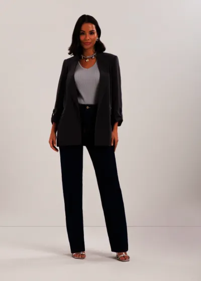 CALÇA FEMININO ADULTO RETA