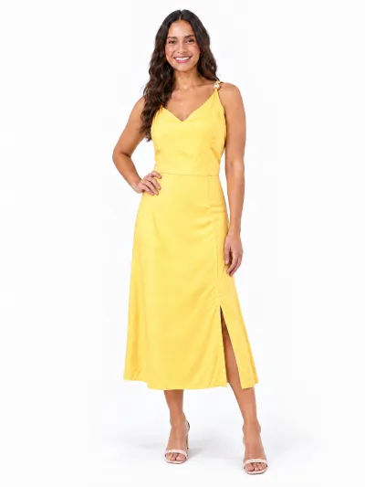 LUNENDER — VESTIDO FEMININO C/ALÇA R53