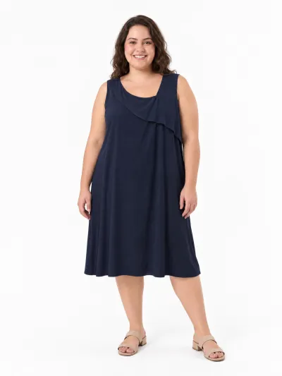 LUNENDER — VESTIDO FEMININO SEM MANGA R53