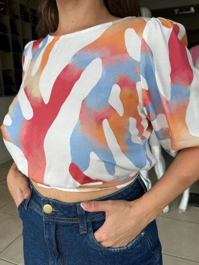 CROPPED FEMININO 3/4 R53