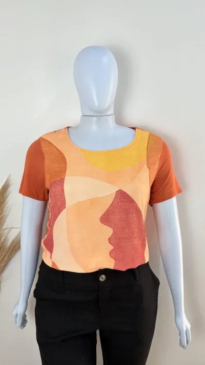BLUSA FEMININO SEM MANGA