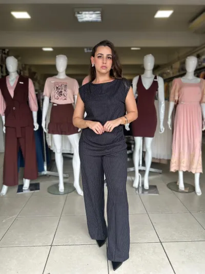 CONJUNTO FEMININO ADULTO SM+CALÇA