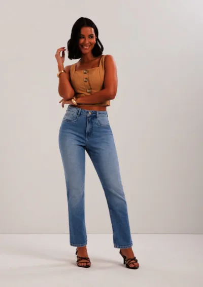 LUNENDER — CALÇA FEMININO MOM