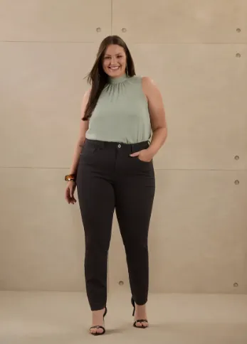LUNENDER — CALÇA FEMININO ADULTO SKINNY
