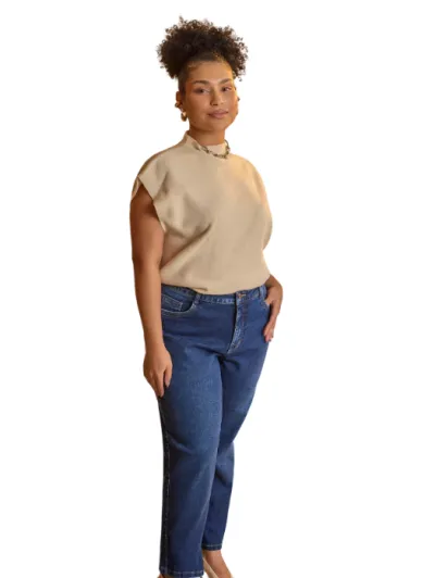 LUNENDER — CALÇA FEMININO ADULTO RETA