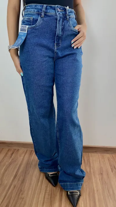 LUNENDER — CALÇA FEMININO ADULTO WIDE LEG
