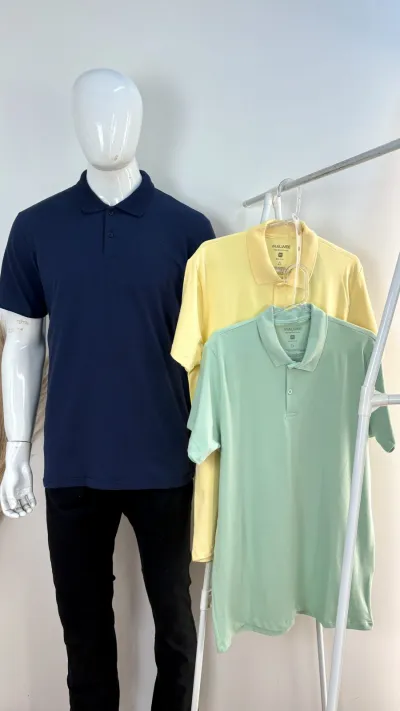 POLO MASCULINO ADULTO SEM MANGA