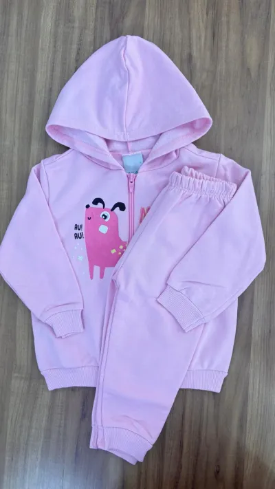 CONJUNTO FEMININO INFANTIL MANGA LONGA R09