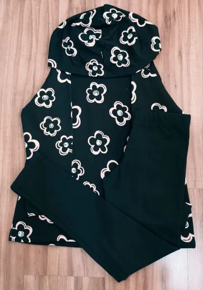 CONJUNTO FEMININO INFANTIL MANGA LONGA R09