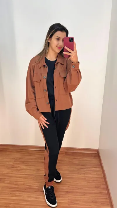 JAQUETA CROPPED FEMININO R09
