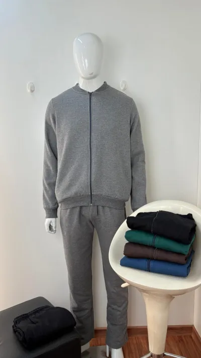 JAQUETA MASCULINO ADULTO MOLETOM
