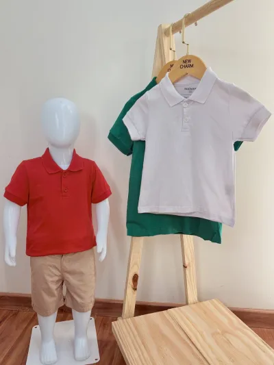 POLO MASCULINO INFANTIL SEM MANGA