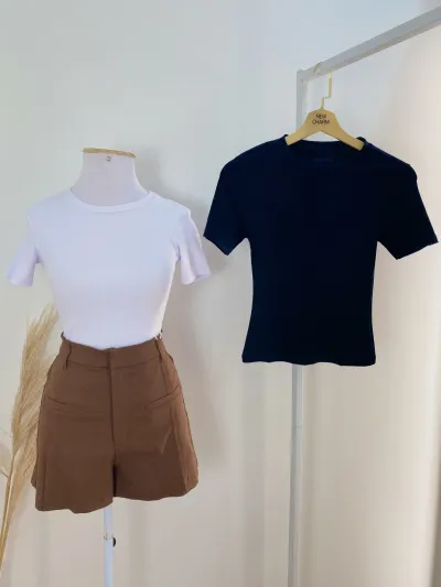 BLUSA FEMININO ADULTO SEM MANGA CROPD