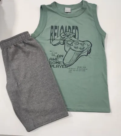 CONJUNTO MASCULINO INFANTIL REGATA+BRM R09