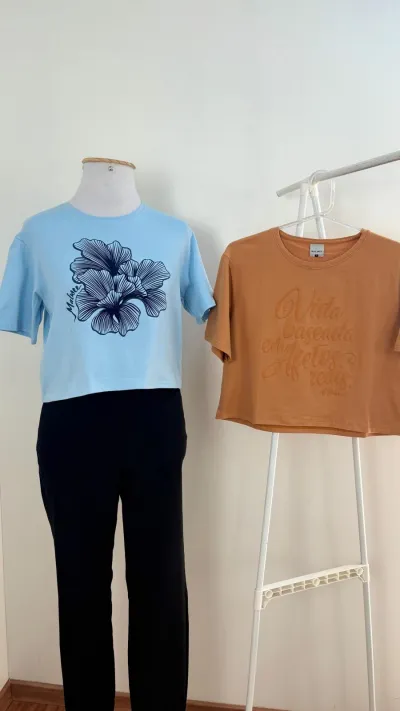BLUSA FEMININO SEM MANGA CROPPED