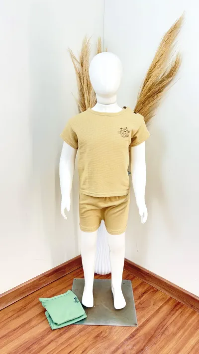 CONJUNTO MASCULINO INFANTIL SEM MANGA+SHRT