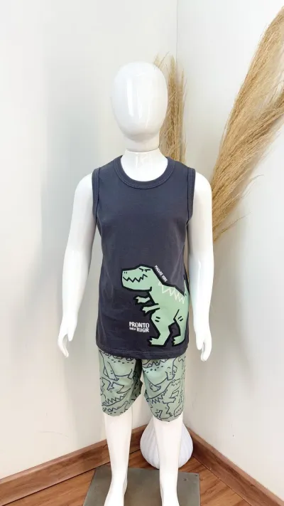 CONJUNTO MASCULINO INFANTIL SM+SHRT