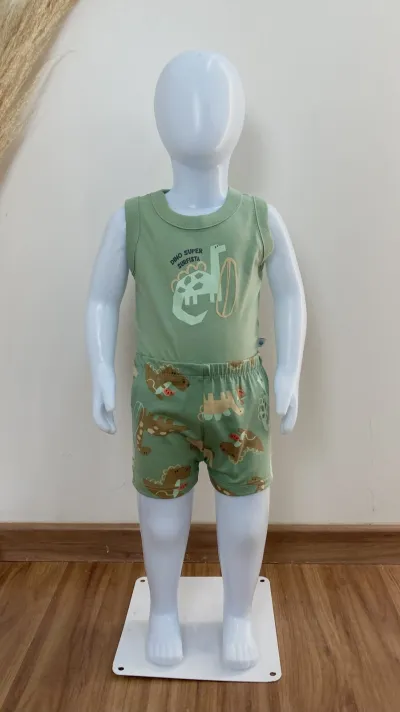 CONJUNTO MASCULINO INFANTIL REGATA+SHRT