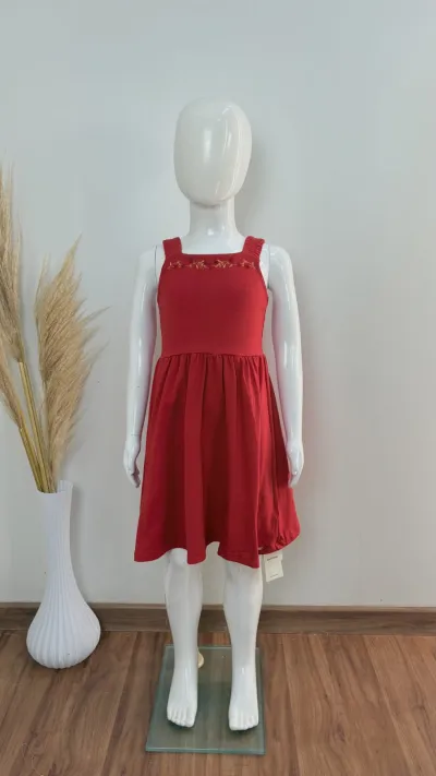 VESTIDO FEMININO INFANTIL C/ALÇA