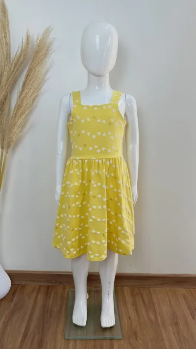 VESTIDO FEMININO INFANTIL C/ALÇA