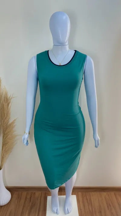 VESTIDO FEMININO ADULTO SM