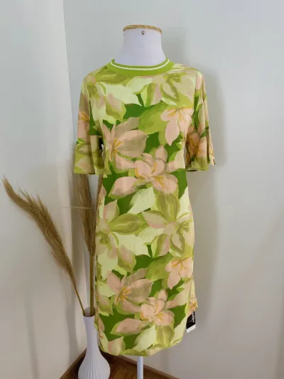 VESTIDO FEMININO ADULTO SEM MANGA