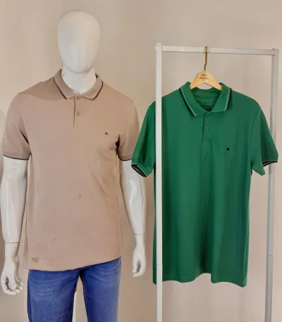 MALWEE — POLO MASCULINO ADULTO MANGA CURTA