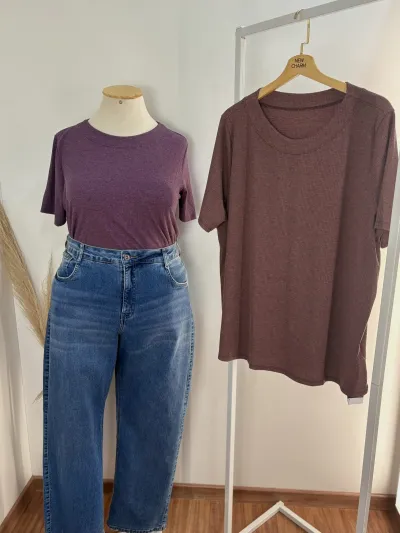 BLUSA FEMININO ADULTO SEM MANGA AMPLO
